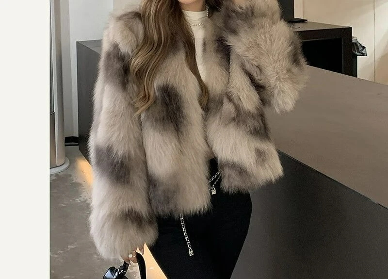 

Fashion Fur Coat Women's 2025 Autumn and Winter New Fur Short Coat