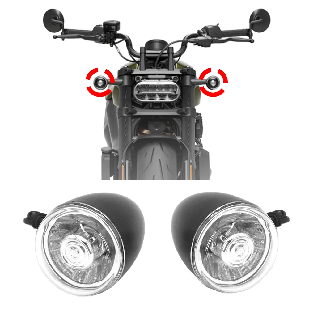 For Harley RH1250s Sportster S 1250 RH975 Nightster 975 2022 2021 Front And Rear Turn Signals Indicators LED Lights