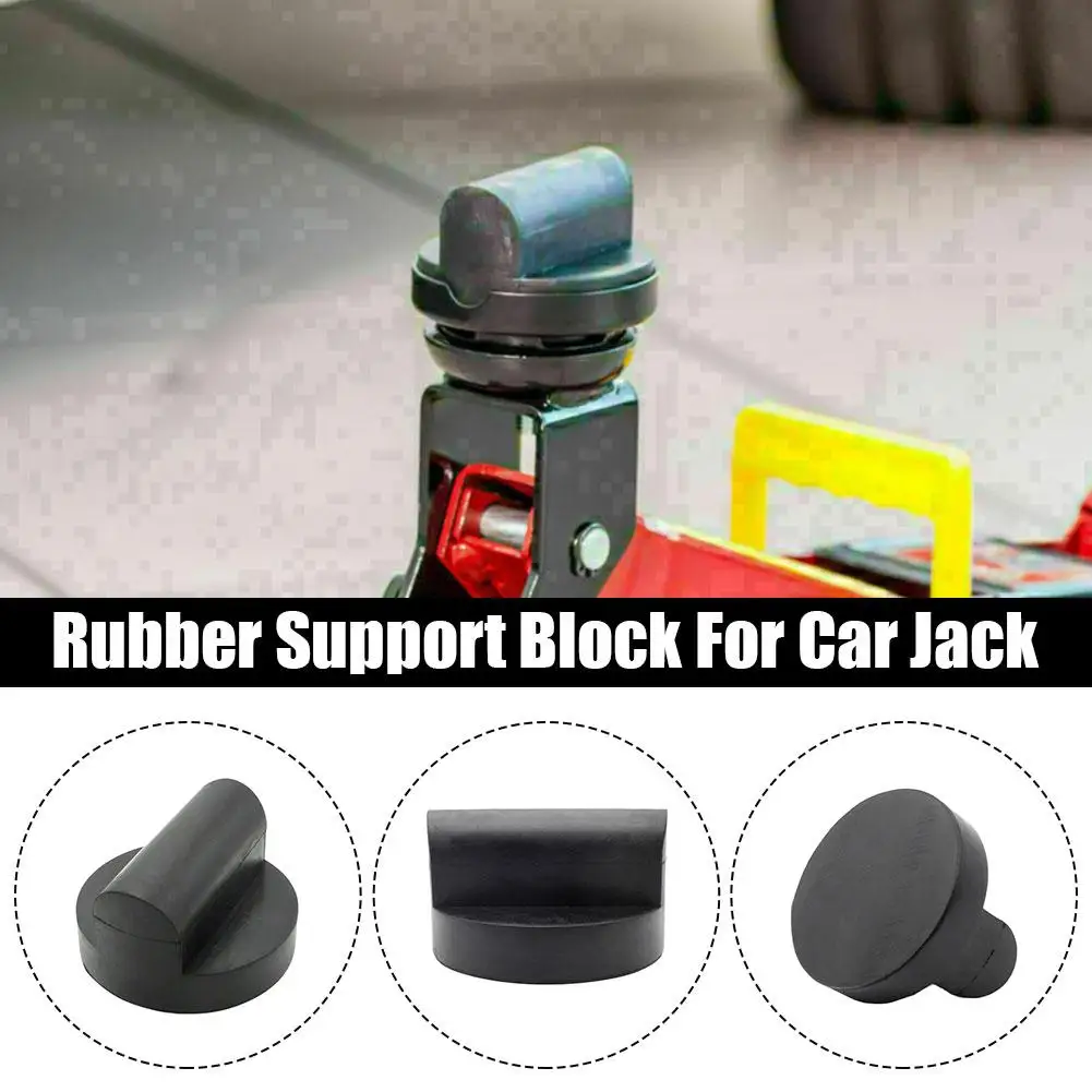 

Car Slotted Frame Rail Floor Jack Mount Lifting Platform Support Rubber Pad Adapter For Audi TT RS R8 A6 A7 Black Rubber U2M4