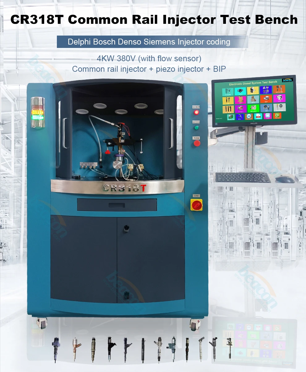 Picture 7: CR318T Common Rail Direct Injection Test Bench Diesel Fuel CRI Injector Test Machine CRDI With IMA ISA Coding Function