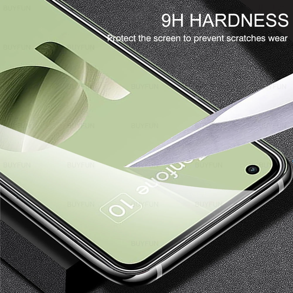 3Pcs Zenfone10 9H Tempered Glass For Asus Zenfone 10 5G 2013 Clear Front Protective Film Transparent Screen Protector AI2302