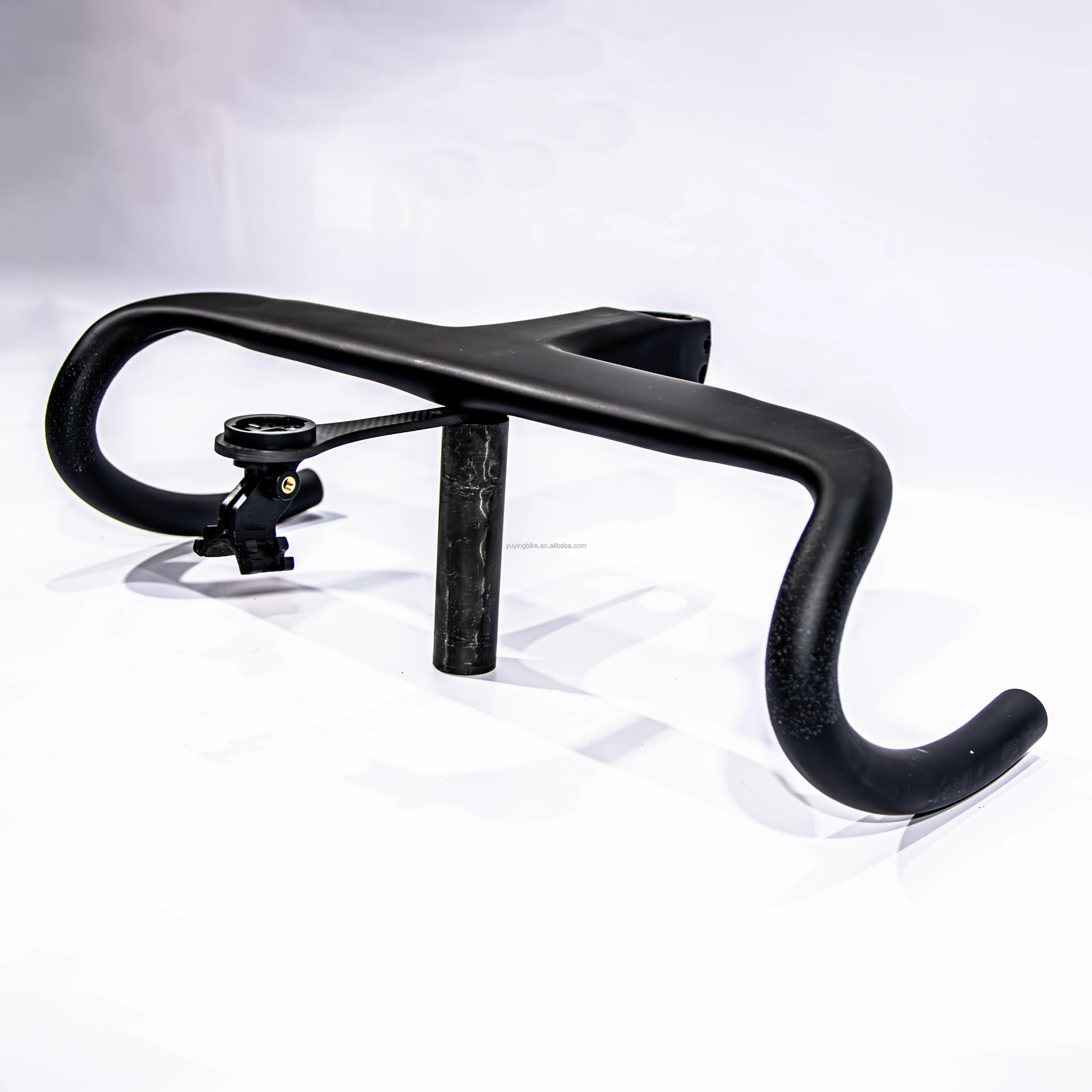 

Integrated 28.6mm Carbon Fiber Drop Shape Durable Lightweight External/Inner Routing Handlebar for Road Bicycles 700c City Bike