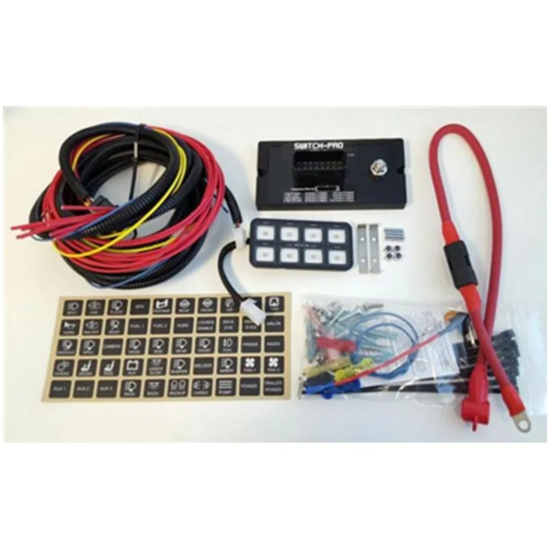 

2025 hot sale 8-Way Touch Screen Switch Panel, Suitable for JEEP Modification, with Bluetooth with System APP Control, Touch Swi