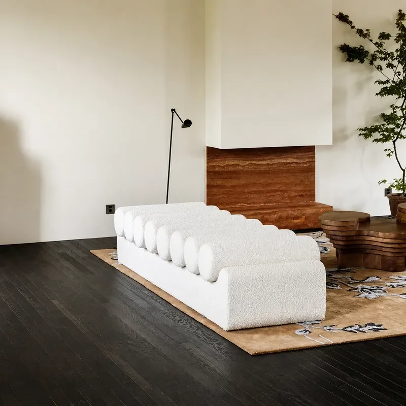 Nordic Cream Style Sofa Stool Living Room Creative Shoe Changing Bench Clothing Store Cloakroom Long Seat