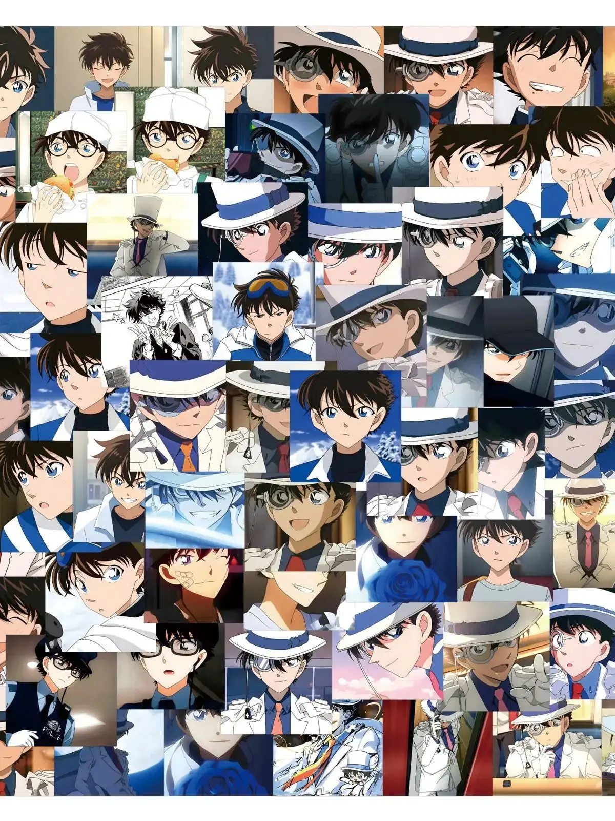AliExpress keeppley 40/80PCS Cartoon Kuroba Kaito Stickers Anime Detective Conan Funny Decals DIY Notebook Phone Skateboard Fridge Bike Toy Graffiti