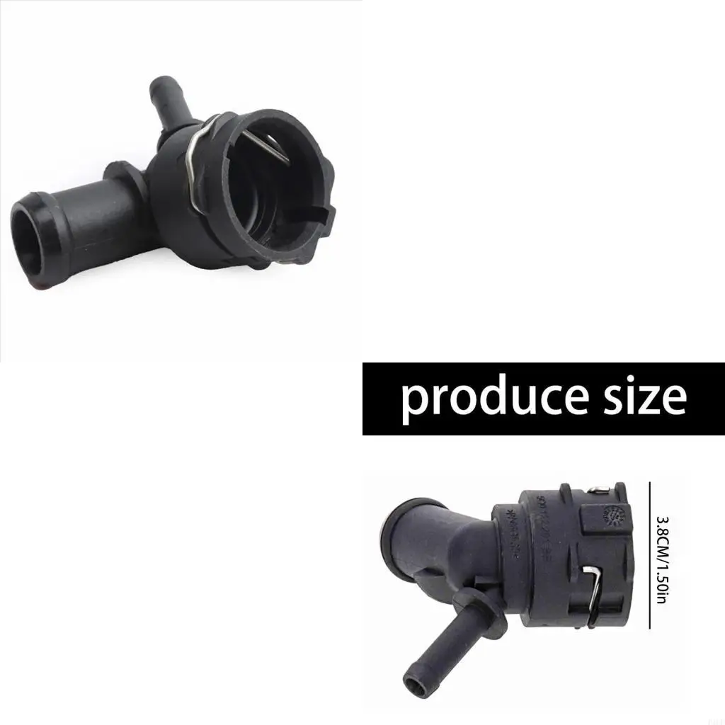 F1CF 5Q0122291BB Automobile Coolant Hose Adapter Engine Cooling System Fitting