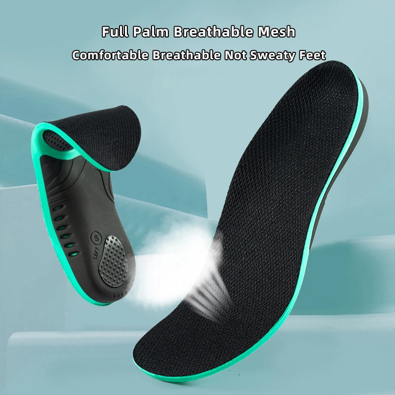 

EVA Orthopedic Shoes Sole Insoles For feet Arch Foot Pad X/O Type Leg Flat Foot Elastic Shock Absorption Comfortable Insoles