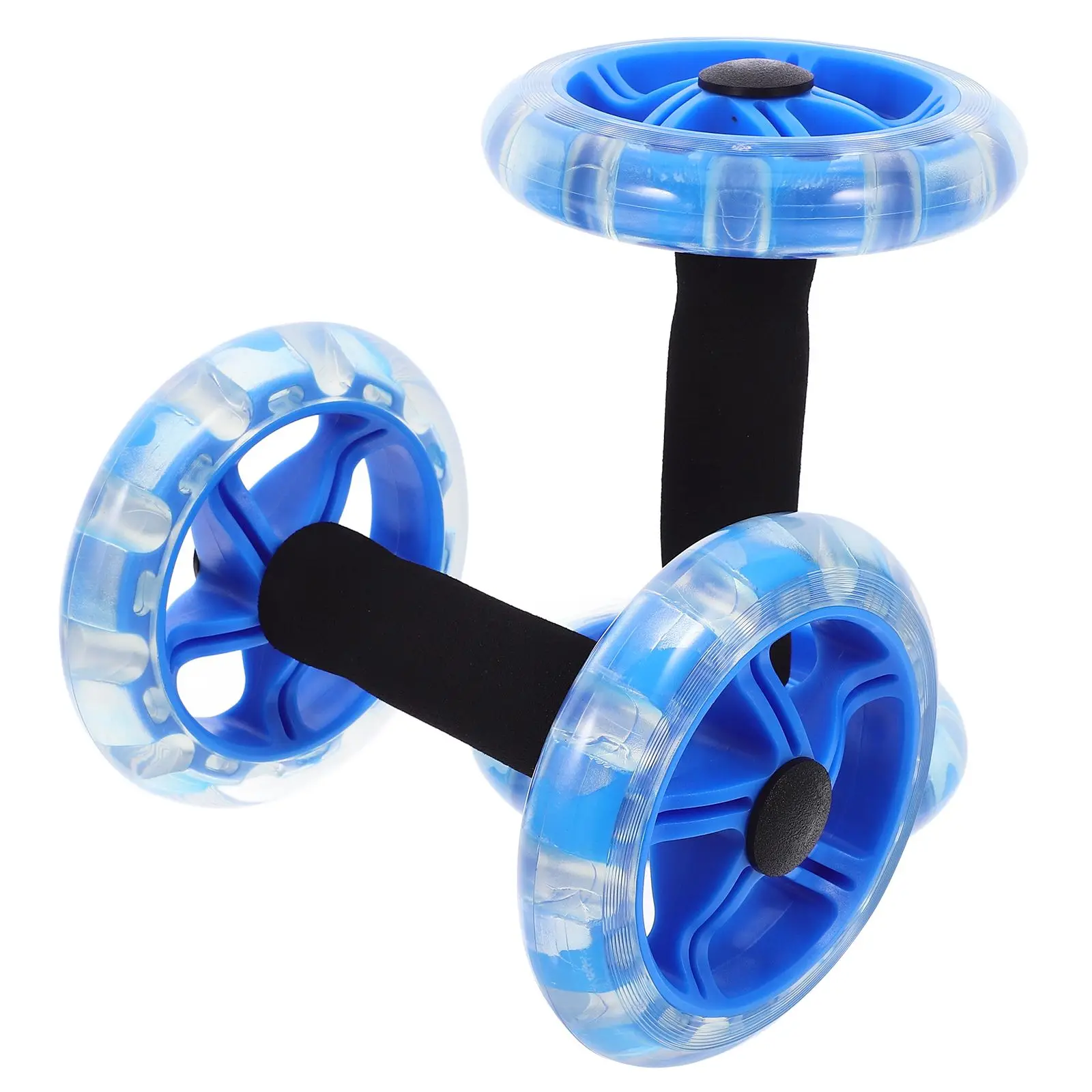 

Fitness Wheel Roller for Stomach Workout Wheels Portable Lightweight Non Slip Handles Ab Muscles Calorie Burn