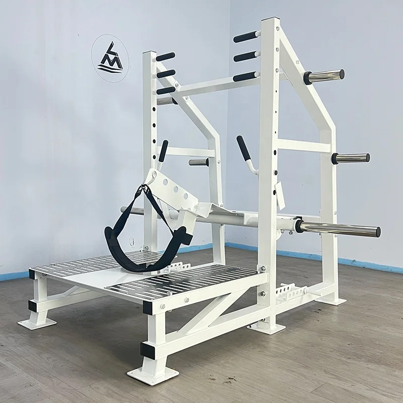

Heavy-Duty Rhino Squat Belt Steel Squat Machine Leg Builder for Home & Gym Safety-Feature Quad/Hamstring/Glute Developer