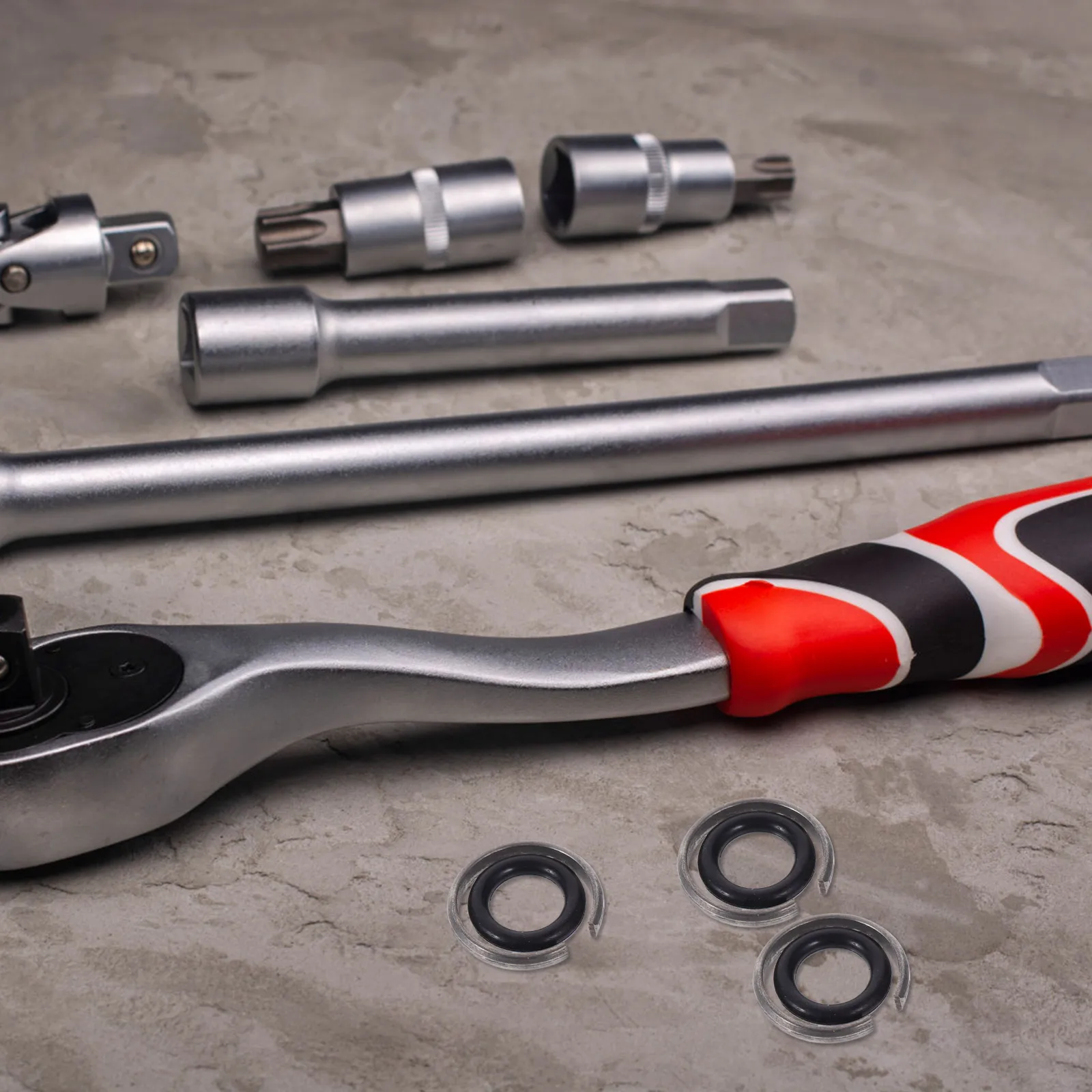 

10 set Durable Socket Set O-Ring Easy Replacement Wrench Tool Parts Electric Impact Wrench Retaining Socket Retainer