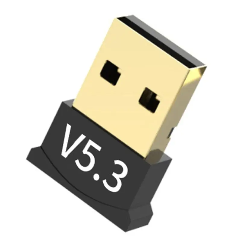 

ABFM-For Desktop Laptop Bluetooth 5.3 Adapter USB Dongle Receiver Transmitter For PC Speaker