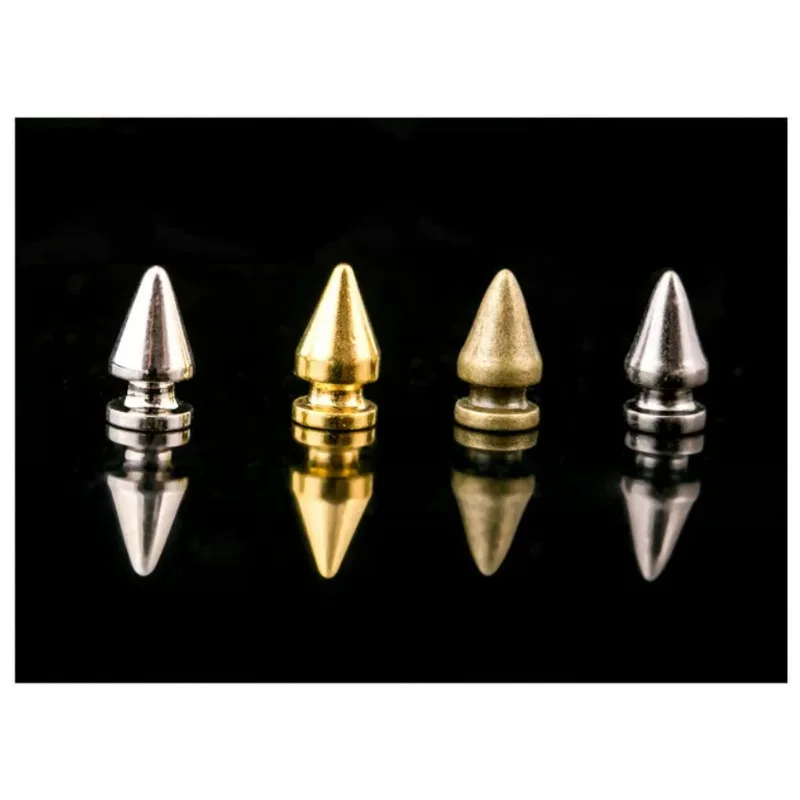 Alloy/Copper Tower Type Cone Spots Studs Leathercraft Rivets Spikes For Leather Rivets Screw Accessories