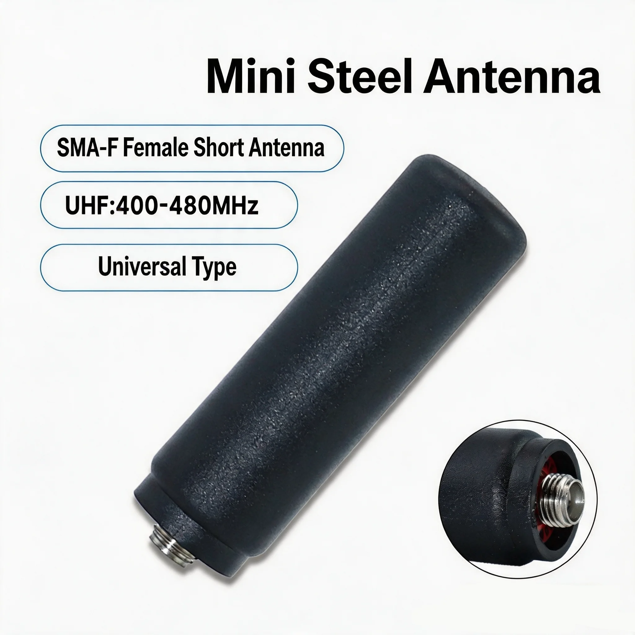 Compact UHF Mini Stubby Thumb-Size Antenna for Baofeng UV-5R Two-Way Radio