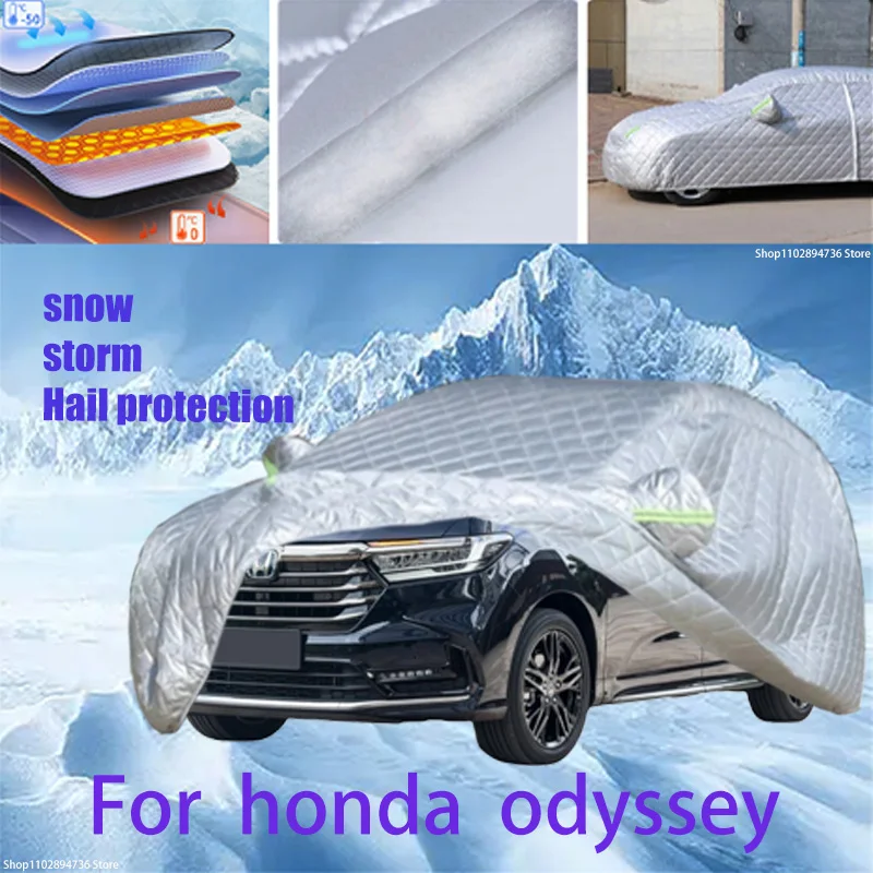 

For honda odyssey Outdoor Cotton Thickened Awning For Car Anti Hail Protection Snow Covers Sunshade Waterproof Dustproof