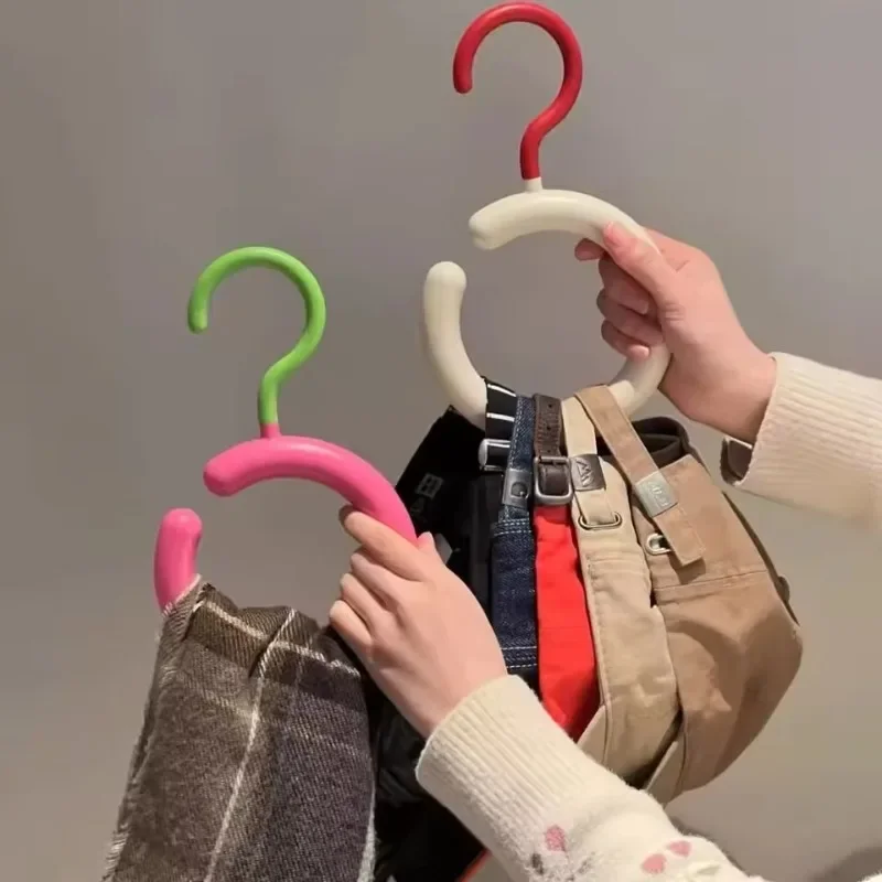 

1-3PCS Nordic Hat Storage Clothes Hanger Multi-Function Hooks Household Plastic Coat Hangers Clothing Hanging Rack Adult Closet