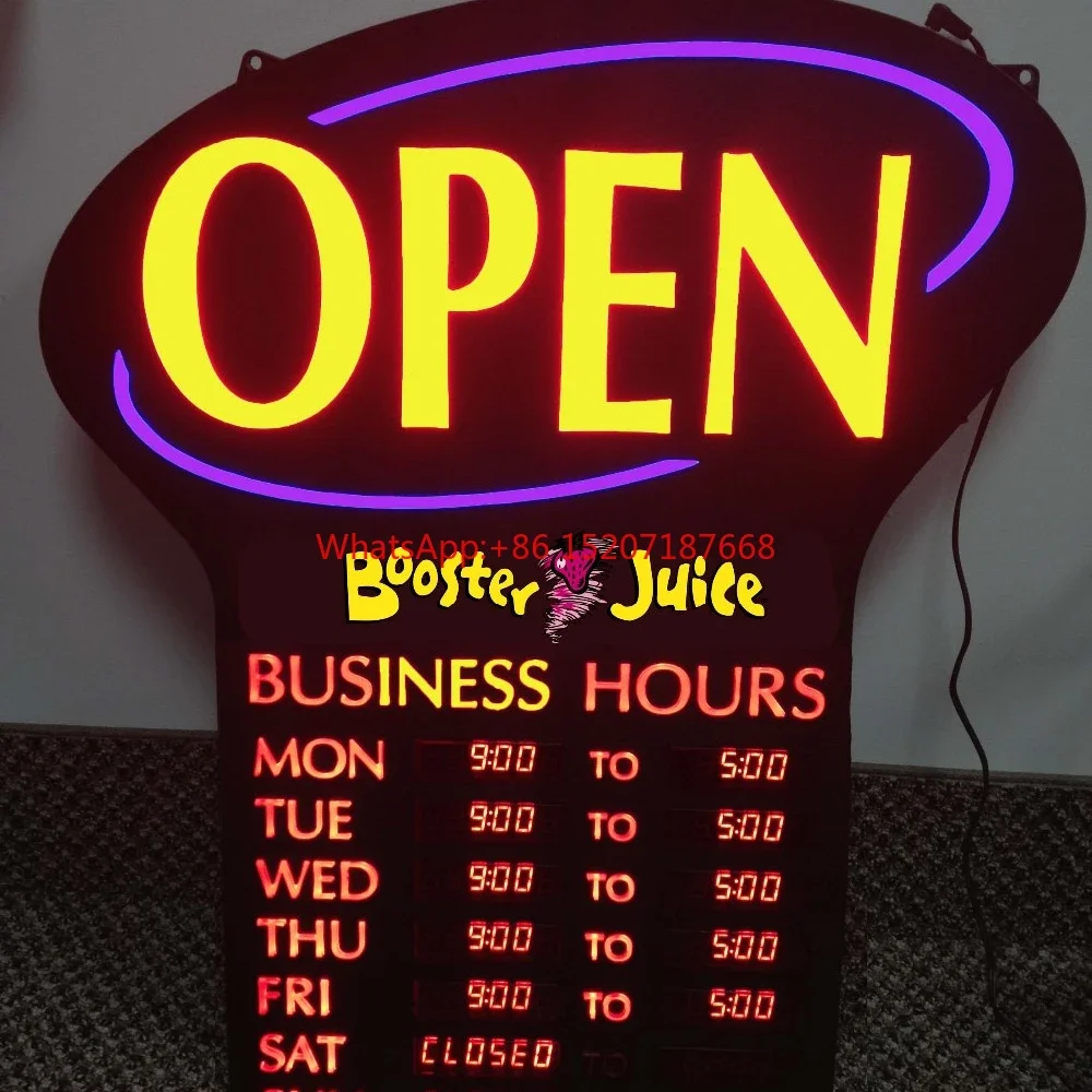 

Flash Led Open Store display sign