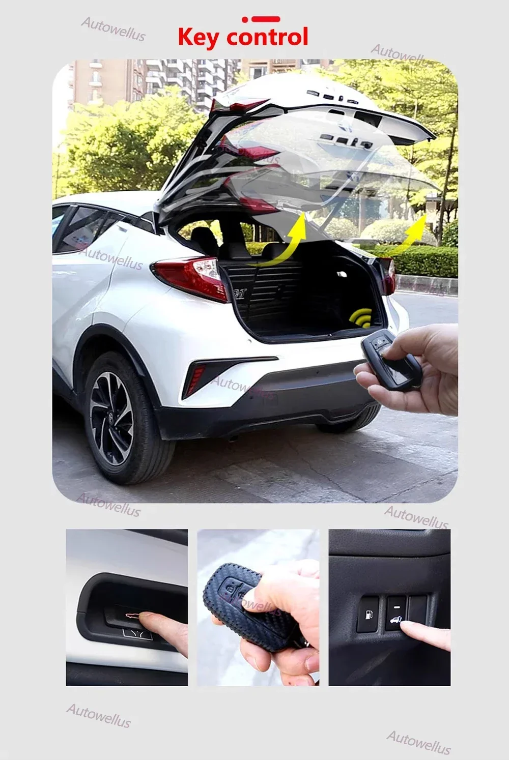Auto Accessaries For Jeep Grand Cherokee 2017-2019-2024 Electric Tailgate Rear Door Power Liftgate Auto Trunk Open And Close