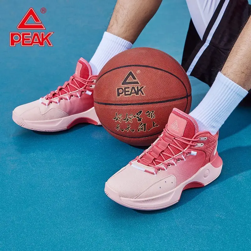 PEAK Men's Basketball Shoes Nomad Collection 2024 New Durable Sports Shoes Low Cut Elastic Technology Cushioned Combat Shoes