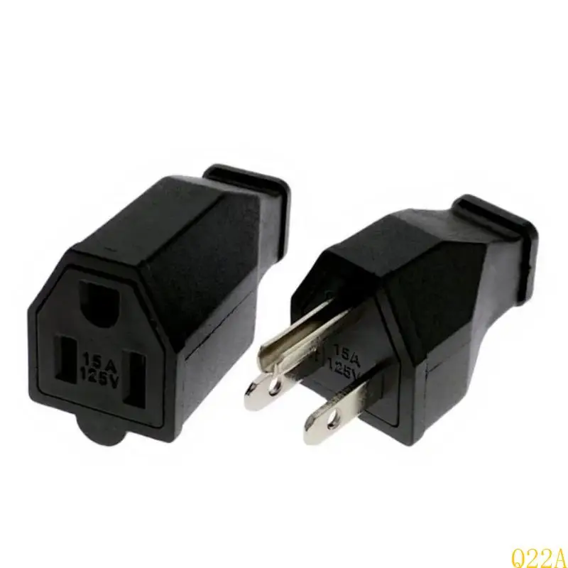 

Q22A Safe And Reliable 15A 125V Detachable US Power Socket Plug For Equipment Use