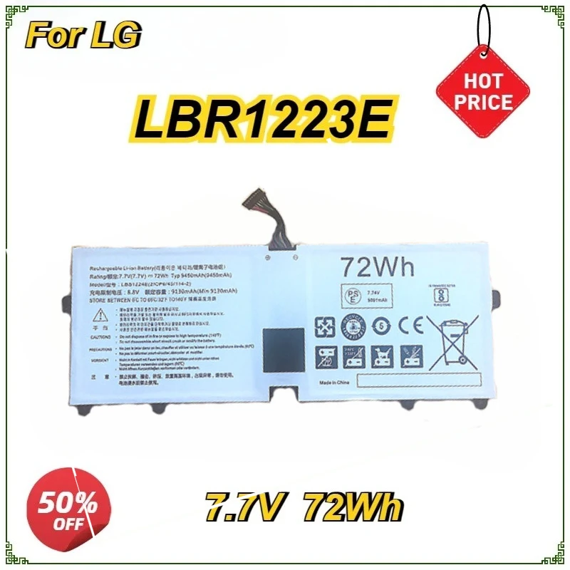 

New LBR1223E 72Wh Laptop Battery for LG Gram 13Z970 14Z970 15Z975 15Z970 13Z970.G.AA53C 13Z975 14Z980 15Z98 14Z970A 4 Cells
