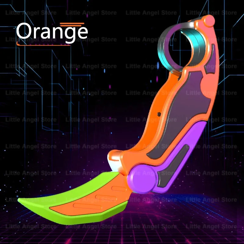 Neue 3D Gedruckt Schwerkraft Klaue Messer Spielzeug Stress Relief Schmetterling Zappeln Hand Greifer Sensorischen Spielzeug Klapp Klaue Messer Rettich für Geschenk