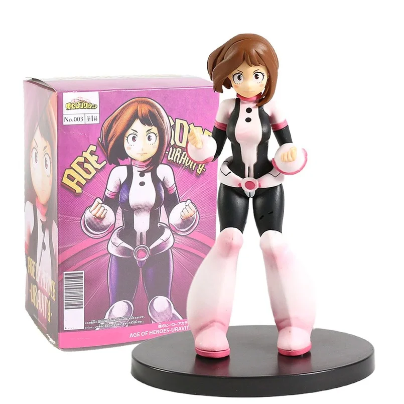 

15CM My Hero Academia OCHACO URARAKA Action Figures Boku No Hero Academia Amazing Heros Midoriya Todorok Statue Figurine Toys