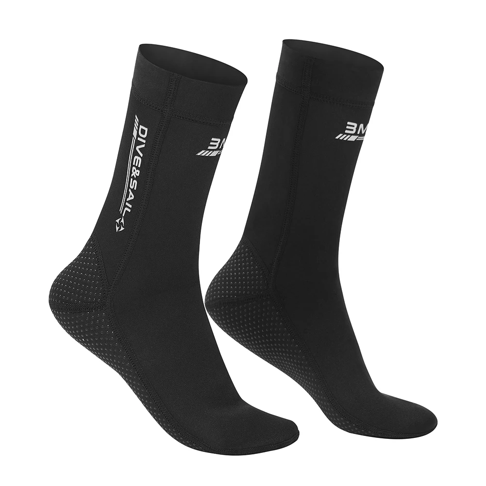 Neoprene Wetsuit Socks Diving Scuba Surf Wetsuit Booties 3MM for Men Women Kids, 5MM Thermal Water Fin Sock Anti Slip Sand Socks