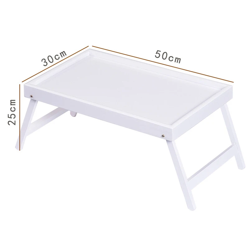 Bed Tray Table with Foldable Legs, Bamboo Breakfast Tray, Ideal for Sofa, Bed, Eating, Working, Used As Laptop Desk Snack Tray