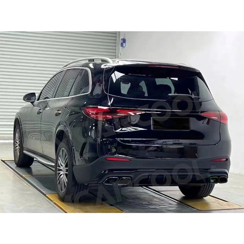 

JMCARCOOL For Benz X254 GLC260 GLC300L SUV GLC63 AMG 2023-2024 Car Rear Lip Diffuser Spoiler Exhaust Accessories