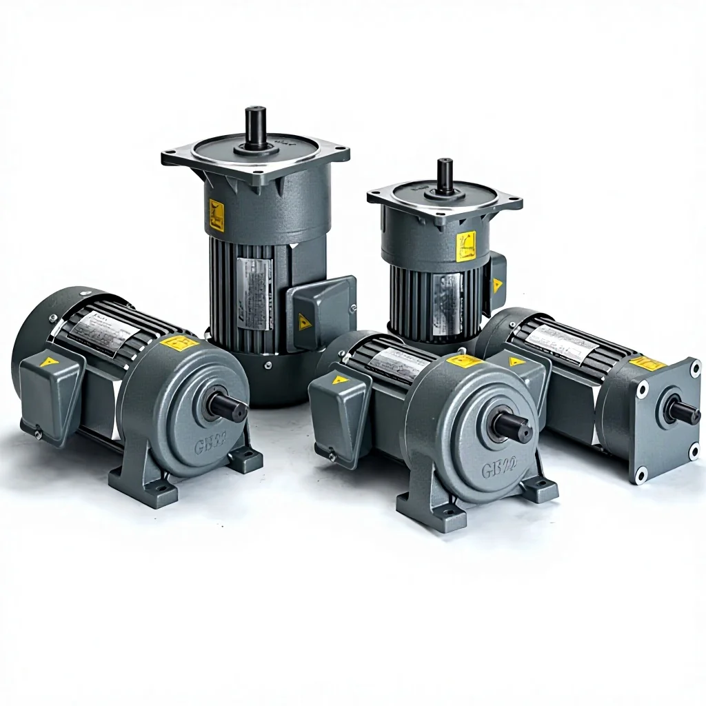 AC Electric Geared Gear Reduction Induction Motor for Conveyor Belt One Phase Three Phase 2200W 3kw 5kw 7.5kw 1/2HP 3HP 5HP