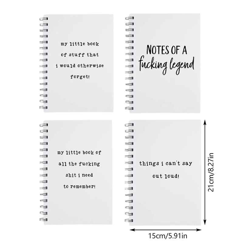 【CCA96】Funny Forgetful Notebook Funny Notebook Gift Funny Journal Planner Notebook Swearing Gift Santa Gift For Friend