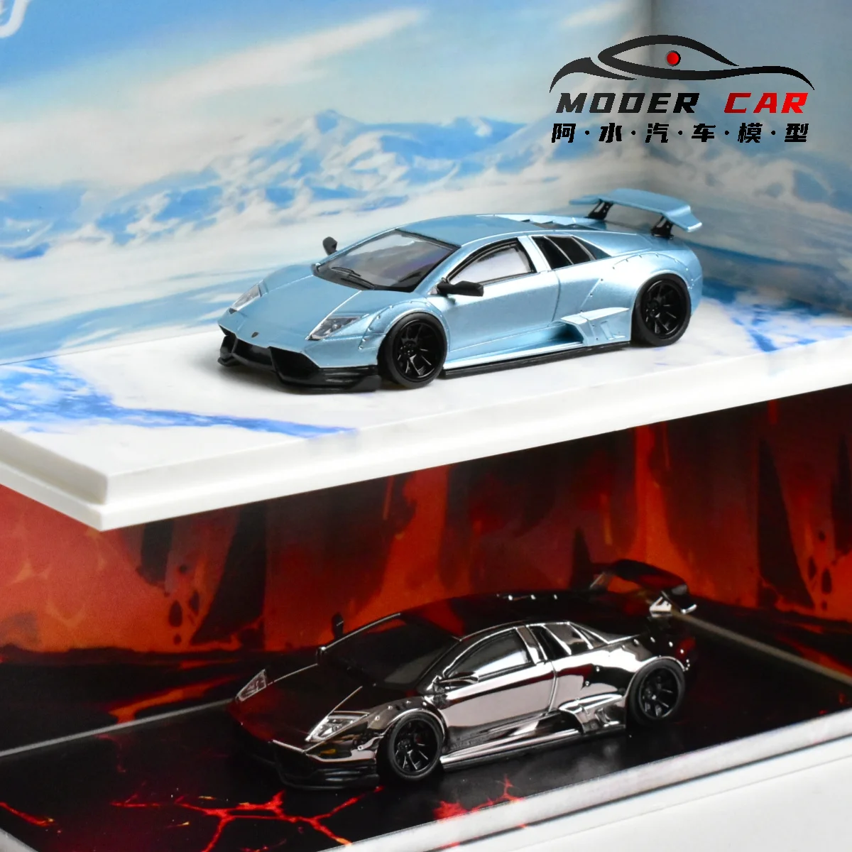 MJ 1:64 LP670 수지 다이캐스트 모델 자동차