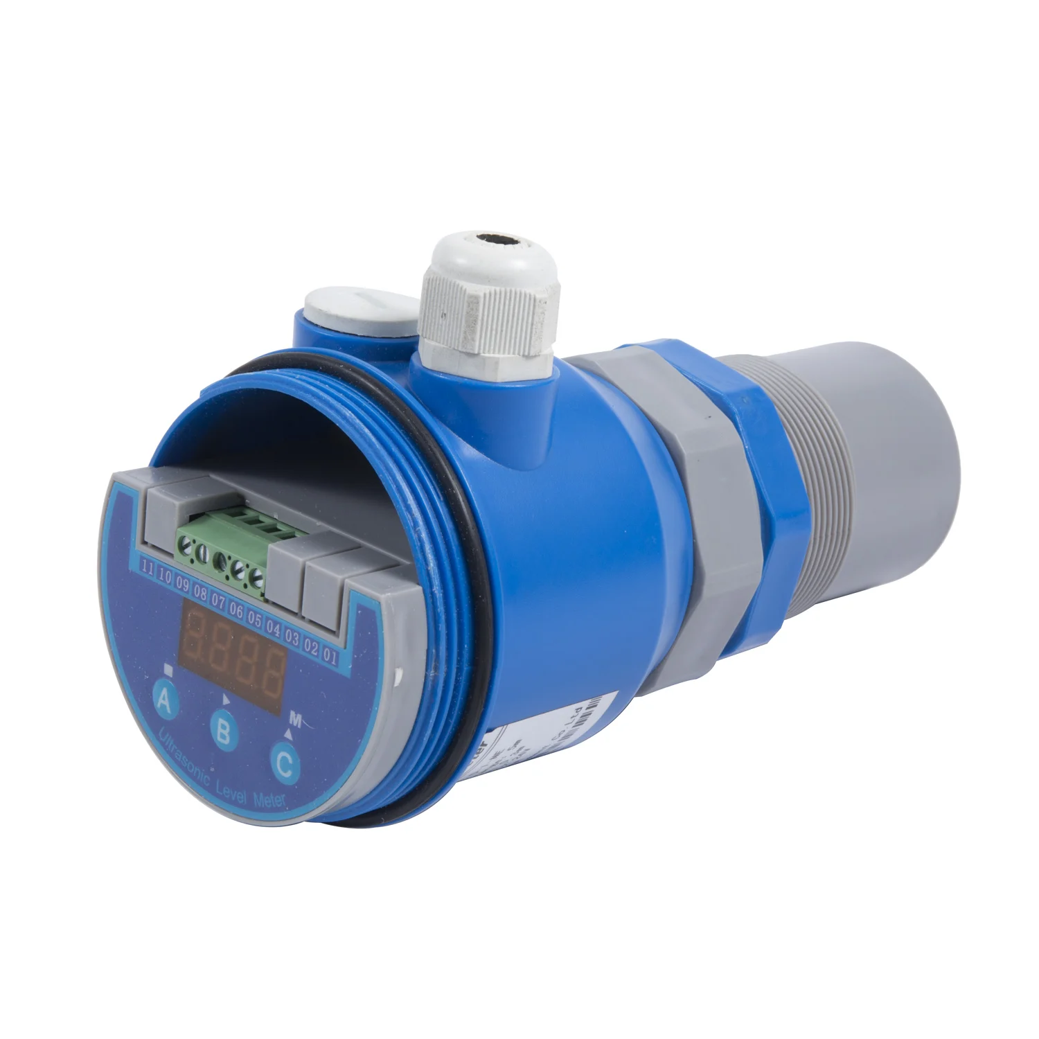 Factory 4-20Ma Boiler Water Level Sensor Ultrasonic Level Transmitter Liquid Water Diesel Fuel Tank Level Meter Sensor