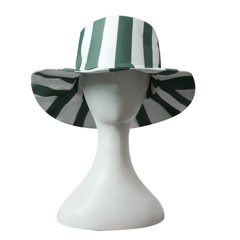 Kisuke chapeau cos costume, chapeau de roche large pastèque Death Urahara Urahara, pêcheur de dessin animé périphérique d'animation