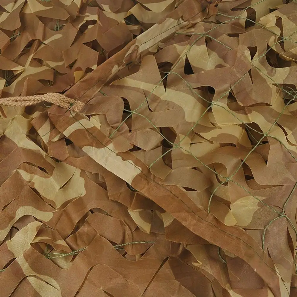 0.5x1m Brown Jungle Camouflage Mesh Net Outdoor Camping Hunting Woodland Camouflage Netting Sun Net Shelter 2026