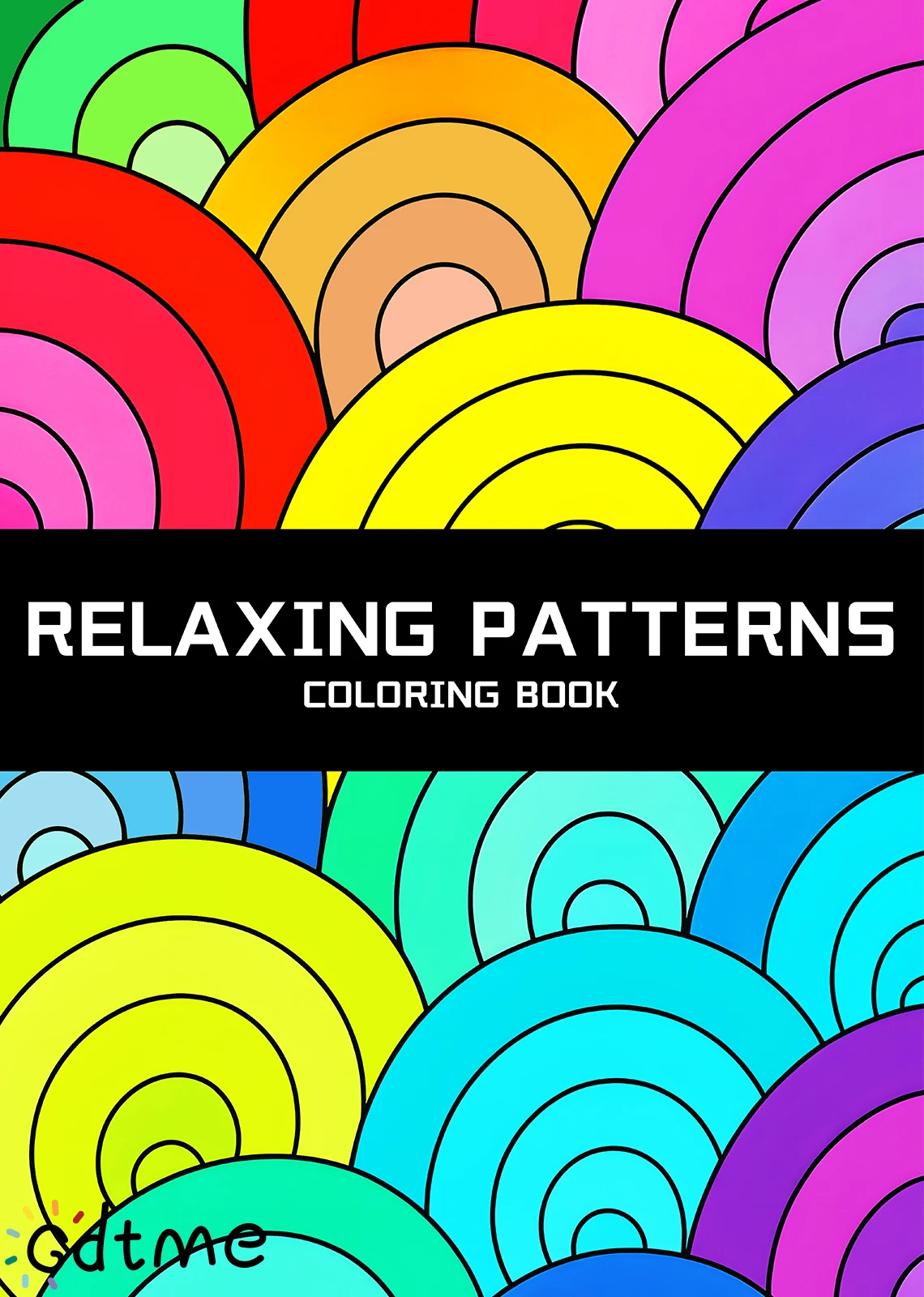 أنماط الاسترخاء كتاب التلوين للبالغين 24 صفحة للأطفال كتاب الرسم على الجدران لتخفيف التوتر وممارسة التنسيق بين الألوان #3