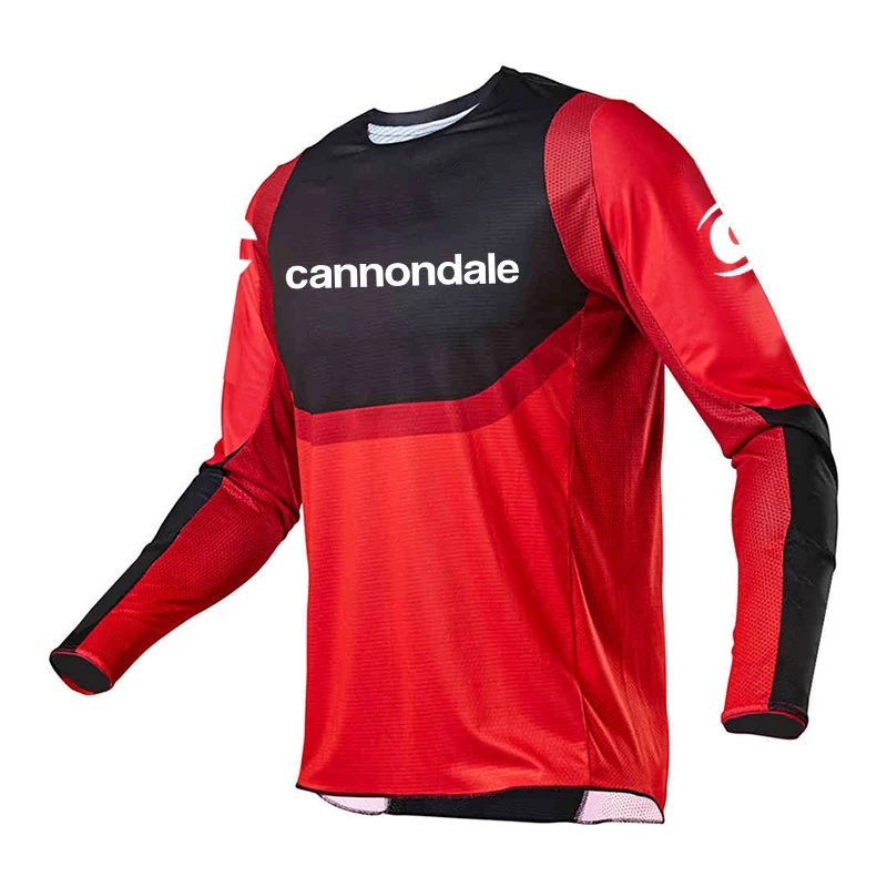 Cannondale camisa masculina de mountain bike, camisa bmx motocross enduro mx downhill, camiseta respirável de secagem rápida