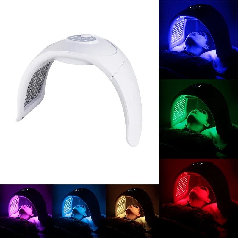 LESEN Profession Rejuvenation Instrument LED Cold Nano Spray 8-color Phototherapy Sprayspray Skin Moisturizing Face Steam Whiten