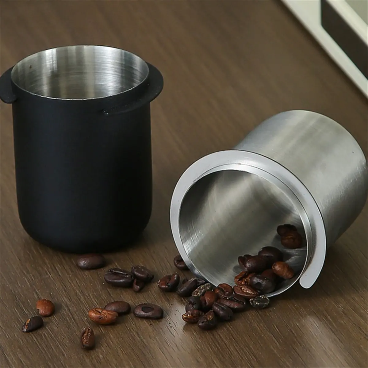 

A23G 58mm Espresso Coffee Dosing Cup Machine Accessories Coffee Powder Receiver for Home Cafe Coffee Bar Restaurant A