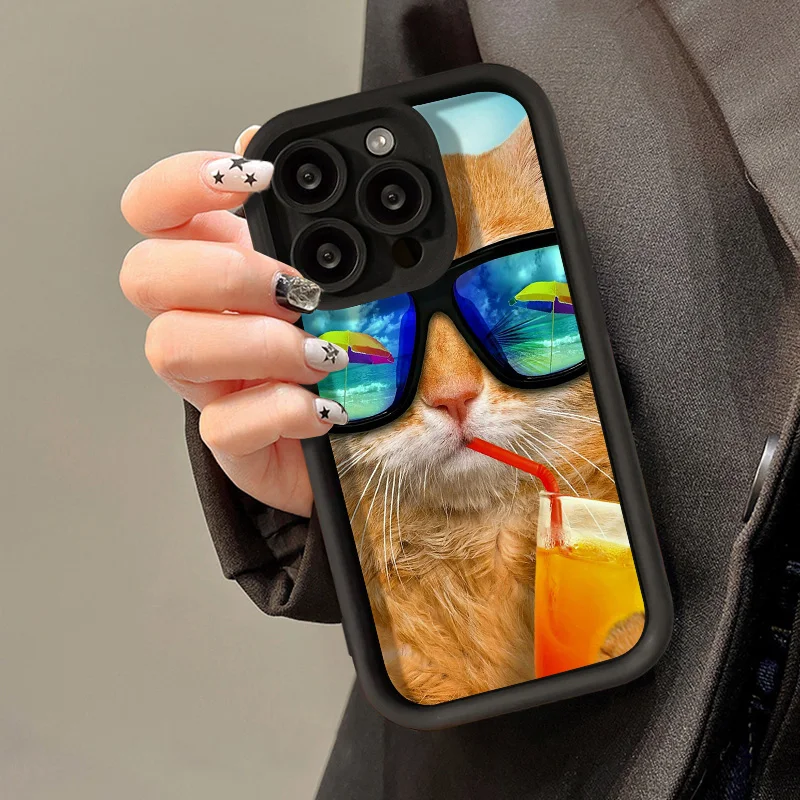 Cartoon Cute Bear Phone Cases For iPhone 11 Cases iPhone 14 16 15 Pro Max 12 13 Pro XS XR X 7 8 Plus SE 2022 SE2020 Back Cover image 3