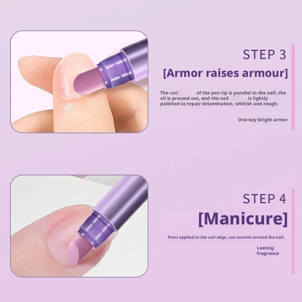 Olejek do skórek w pisaku na zapobieganie odrostom i wzmacnianie paznokci, nawilżająca pielęgnacja paznokci, przenośny pisak do naprawy suchej skórek.