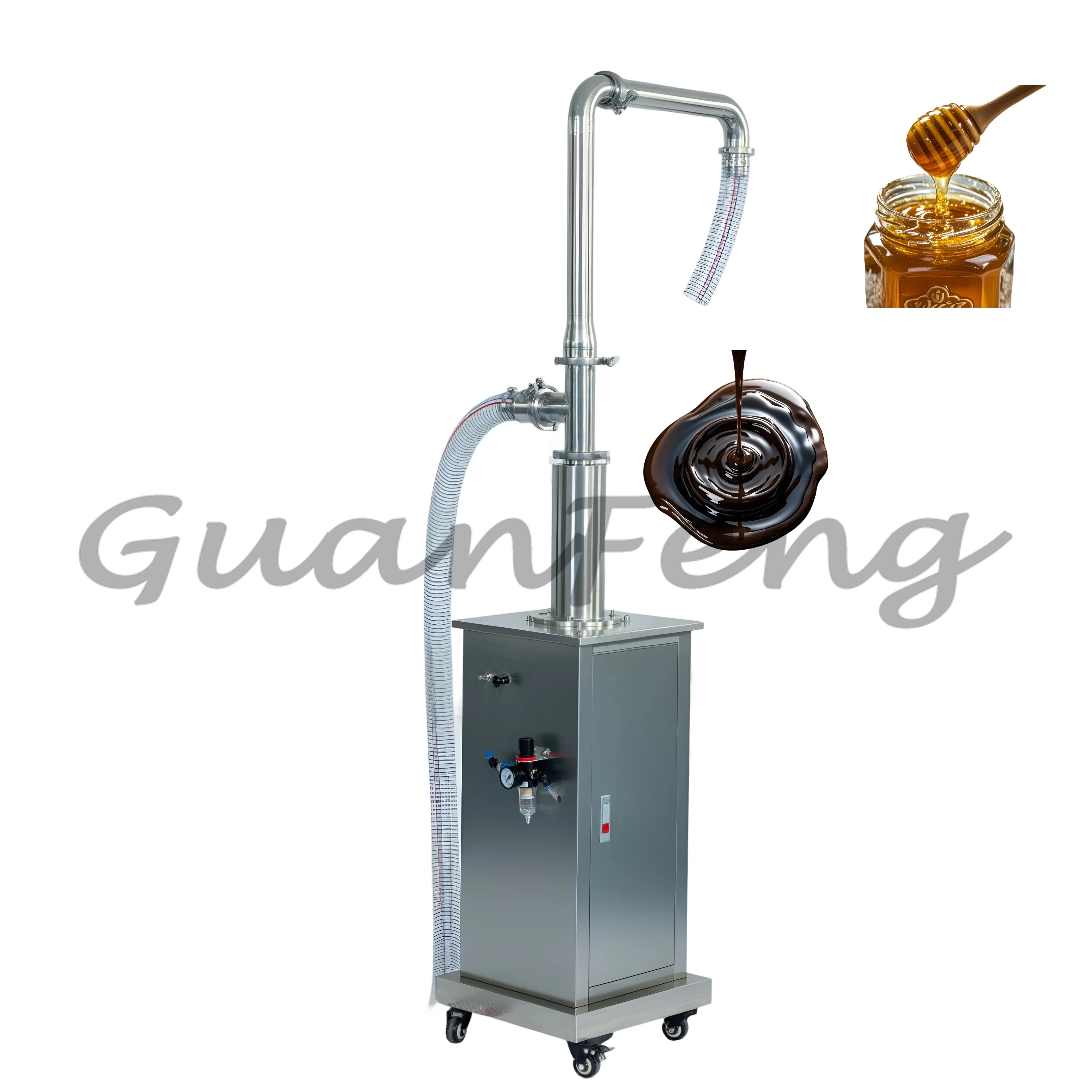 Fully Automatic Paste Filling Pump, Peanut Butter Ketchup Honey Condensed Milk Dispensing Feeder
