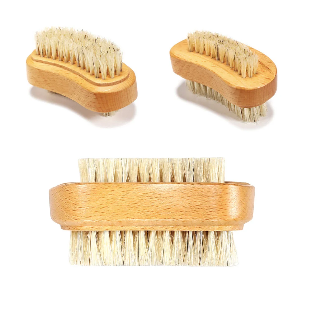 

Cleaning Brush Double Sided Fine Bristles Nail Cleaning Brush For Manicure Pedicure Hands Feet Cuticle Care Tool