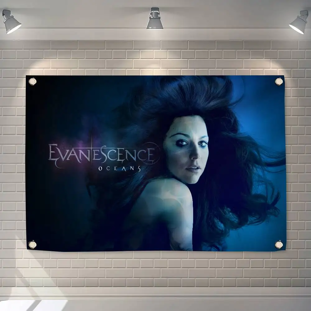 Band E-Evanescence Sanctuary  Flag Decoration Outdoor Picnic Party Home Camping Party Art Hanging Banner