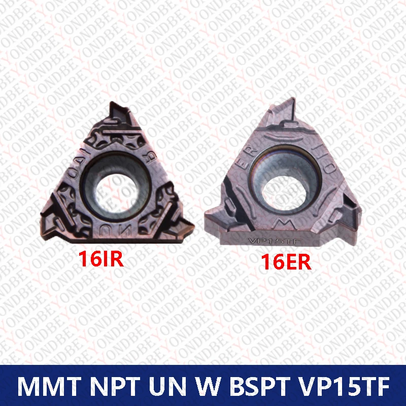 

100% Original MMT16ER MMT16IR NPT UN W BSPT -S VP15TF Threading Inserts CNC Cutter 115 120 140 180 110 MMT16ER190W MMT16ER160UN