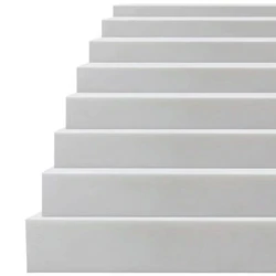 45D High Density Seat Foam White Foam Sponge Square White Cushion Core Sheet Upholstery Replacement Pad Premium Chair Pad