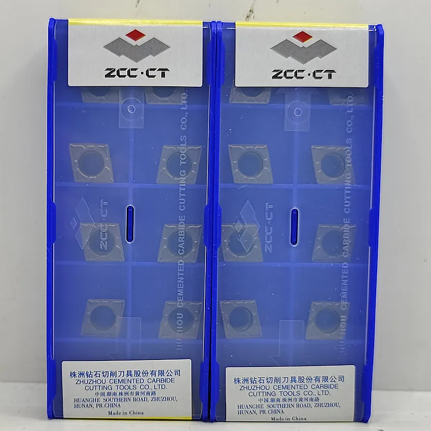 CCMT09T302-EF YBG202/CCMT09T304-EF YBG202/CCMT09T308-EF YBG202 ZCC.CT YBG202 CCMT09 CNC carbide insert Turning inserts 10pcs/box