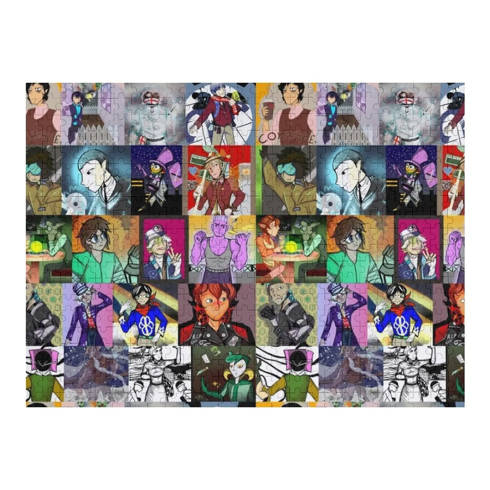 

Character Gallary Jigsaw Puzzle Custom Jigsaw Anime Personalised Name Personalized Gift Puzzle