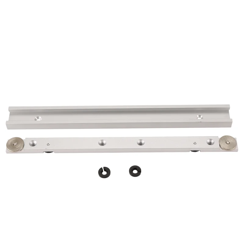 ABRB-T 트랙 마이터 바 슬라이더, 알루미늄 합금 마이터 바, 지그 및 고정 장치 바 슬라이더 테이블 쏘 게이지 로드(슈트 포함)