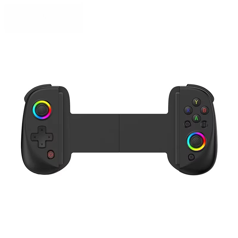 

2025 hot sale Ye BSP D8 Stretchable Game Controller RGB Light BT Telescopic Joystick Controller Mobile Phone Gamepad for Android